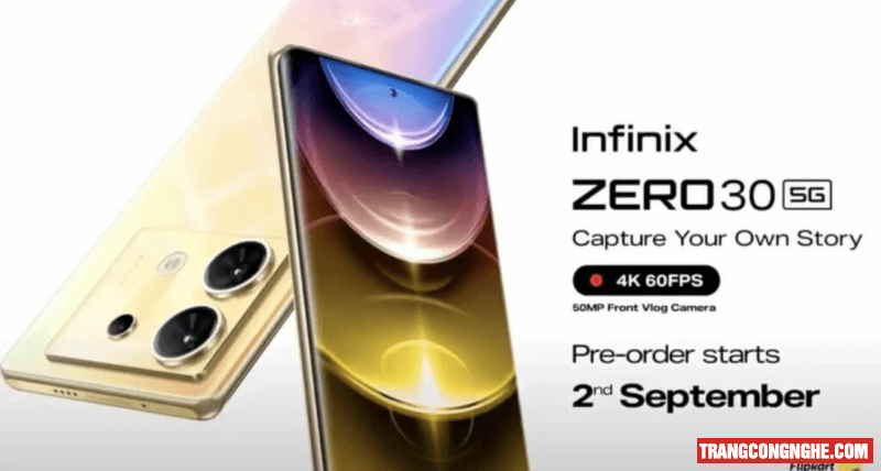 Infinix Zero 30 5G to be equipped with Dimensity 8020 SoC, 21GB RAM and 68W fast charging, upcoming launch